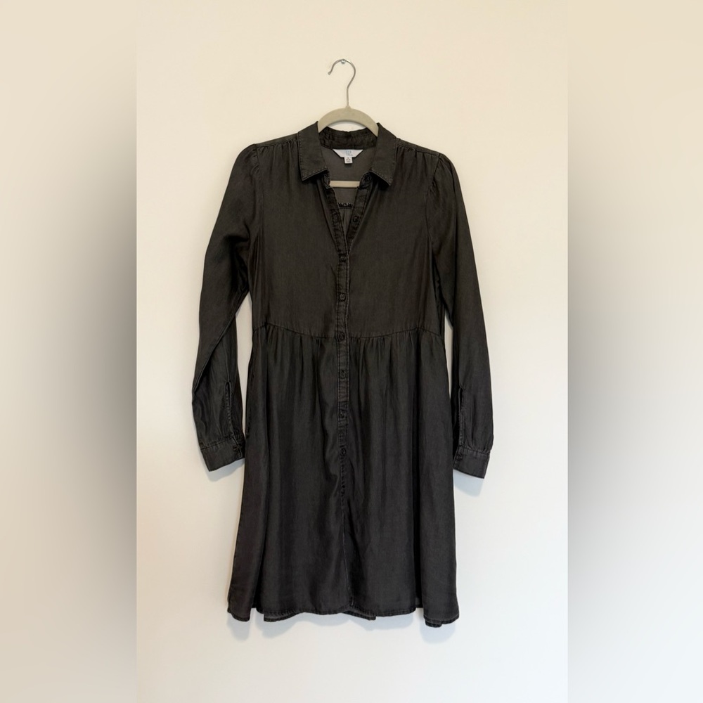 Time and Tru Black Long Sleeve Sundress